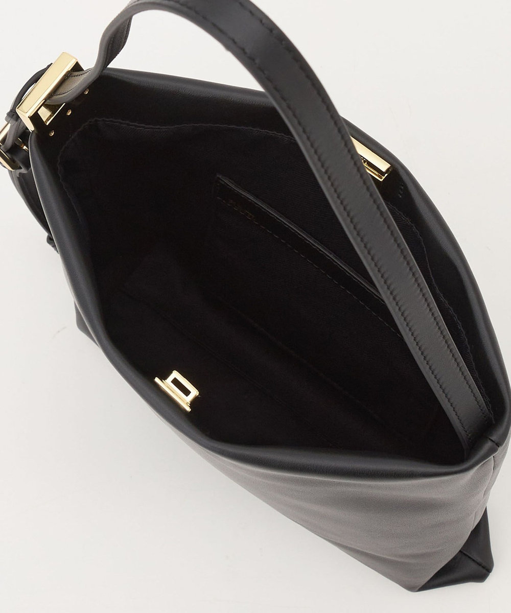 1er Arrondissement 《別注カラーあり》＜PUNTI./プンティ＞"SHADE"ショルダーバッグ ブラック