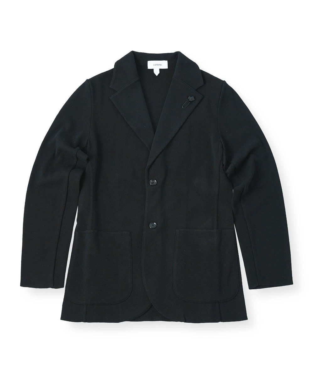 MEN'S BIGI 【LARDINI/ラルディーニ】ニットジャケット ブラック