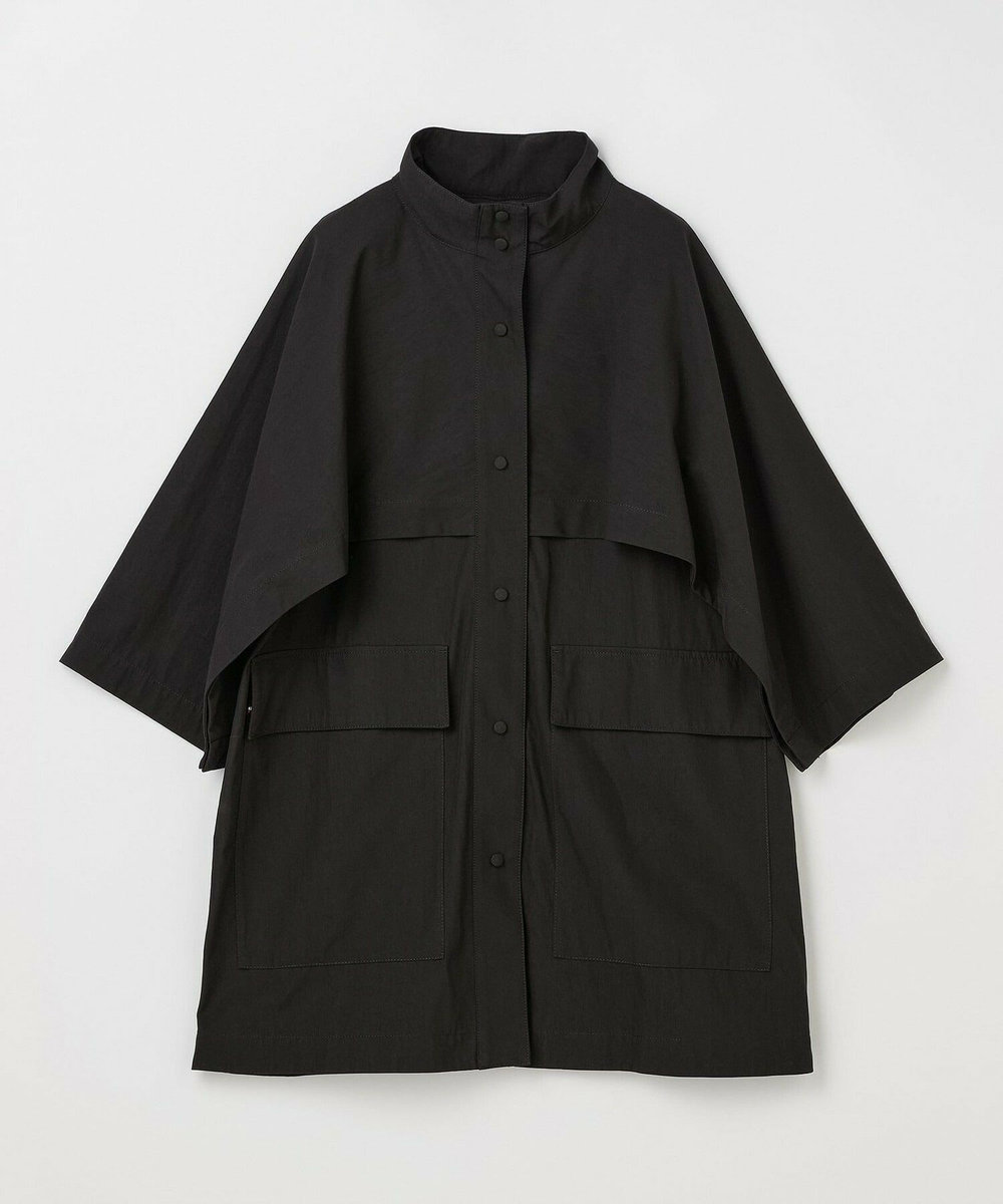 L'EQUIPE コットンナイロンベネシャントレンチコート ブラック
