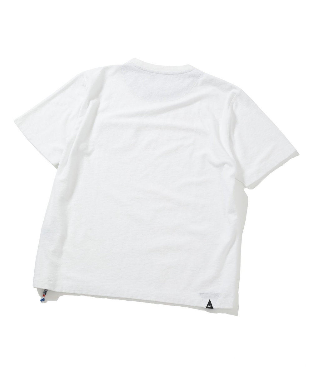 MEN'S BIGI 【DENHAM/デンハム】オーガニック ミニパイルポケットＴシャツ ホワイト
