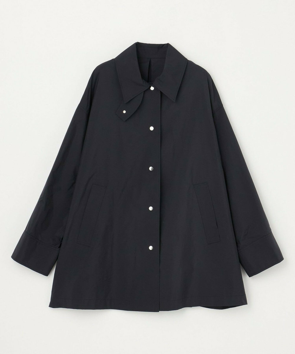 feerique feerique シルキータフタバルカラーコート ブラック