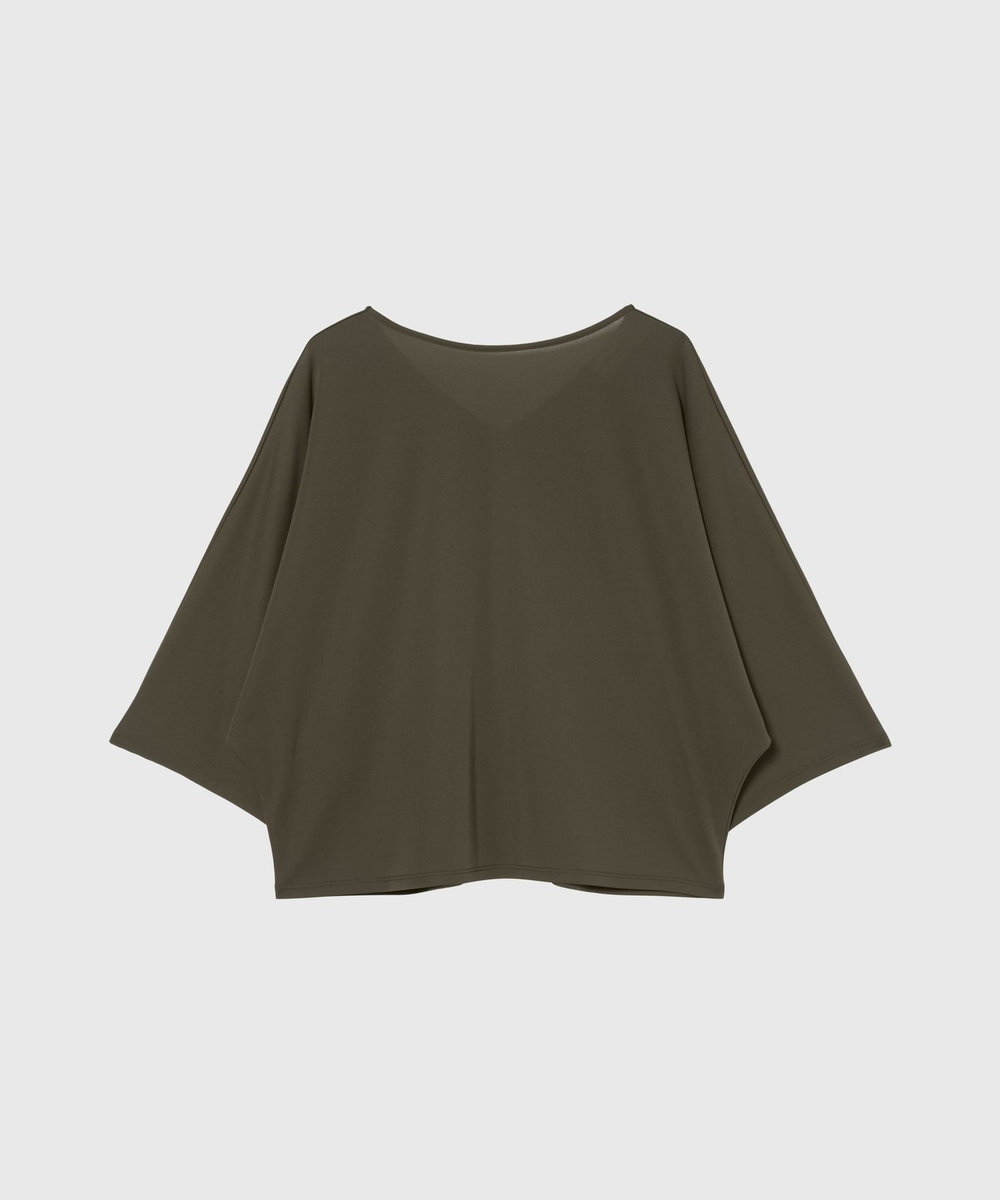 DÉPAREILLÉ TRIACETATE JERSEY BIG TEE / トリアセテートジャージービッグT グレイッシュベージュ