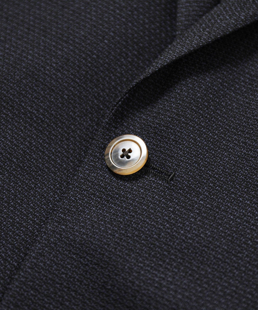 MEN'S BIGI ドビーメッシュジャケット　original fabric made by japan ネイビー