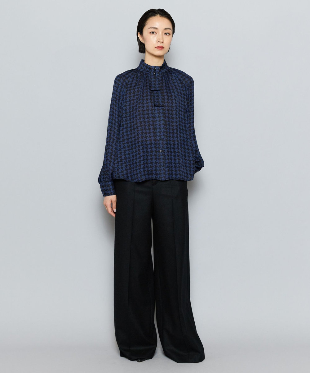 L'EQUIPE COUTURIER W/CASHフランネルパンツ ブラック