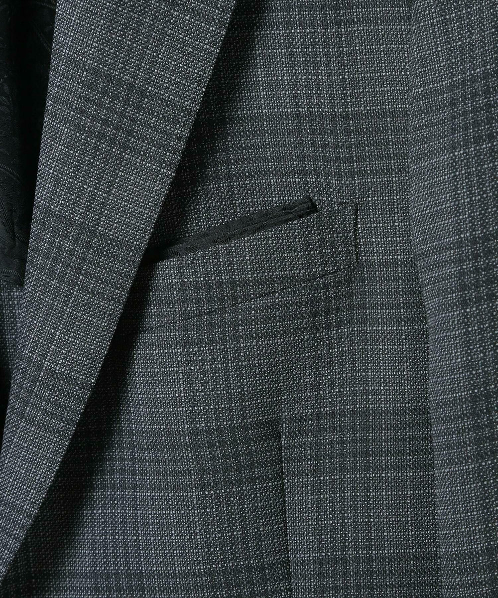MEN'S BIGI ミックスヤーンブッチャーチェックジャケット グレー