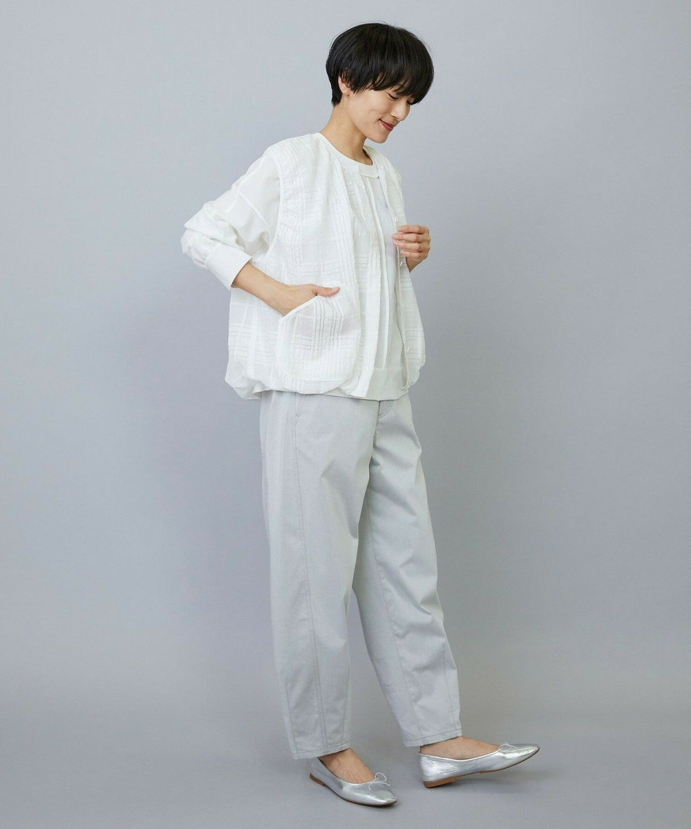 MOGA サイロコットンツイルバレルシルエットパンツ グレー
