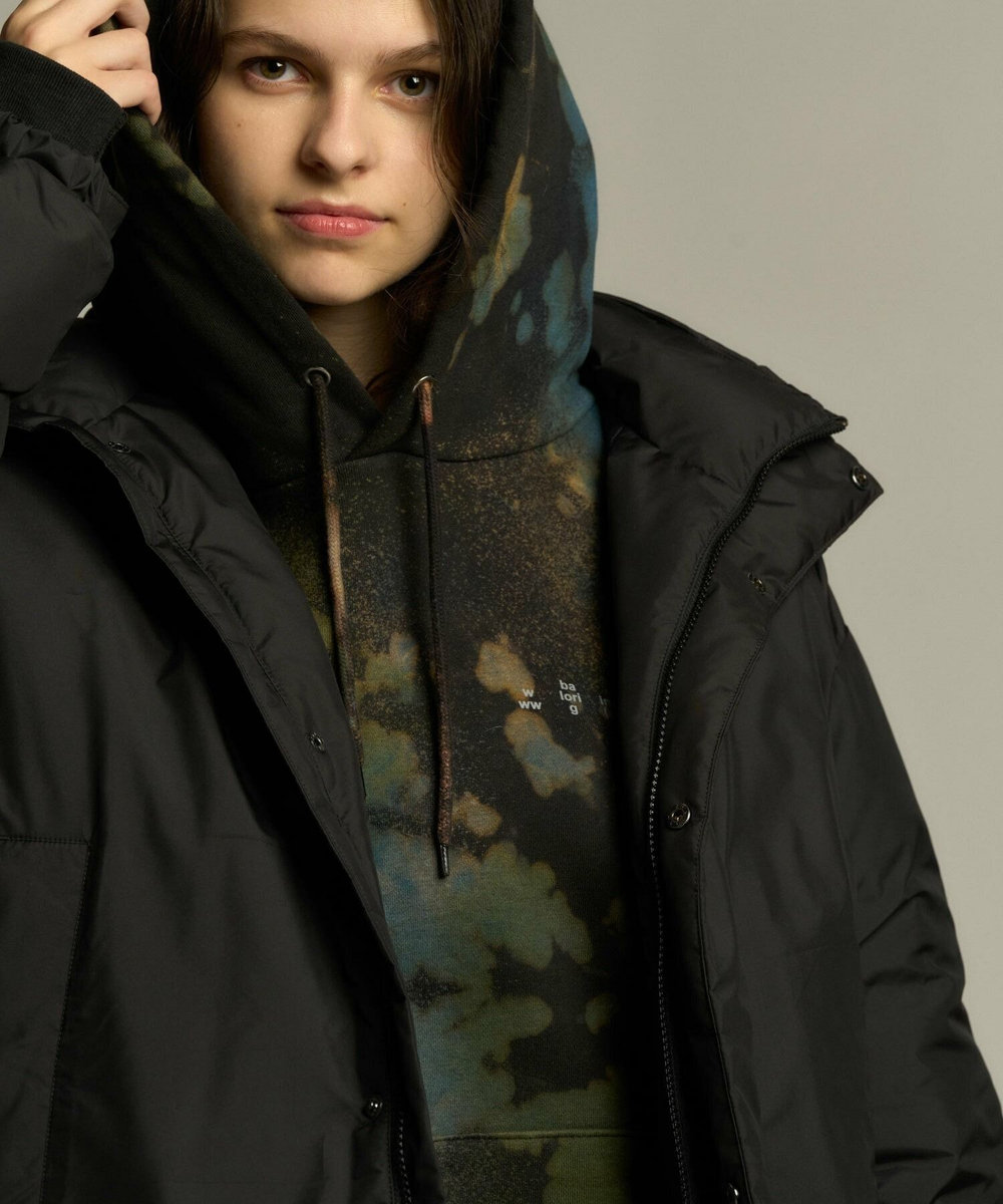 MEN'S BIGI ボクシーワイド パデットブルゾン ブラック