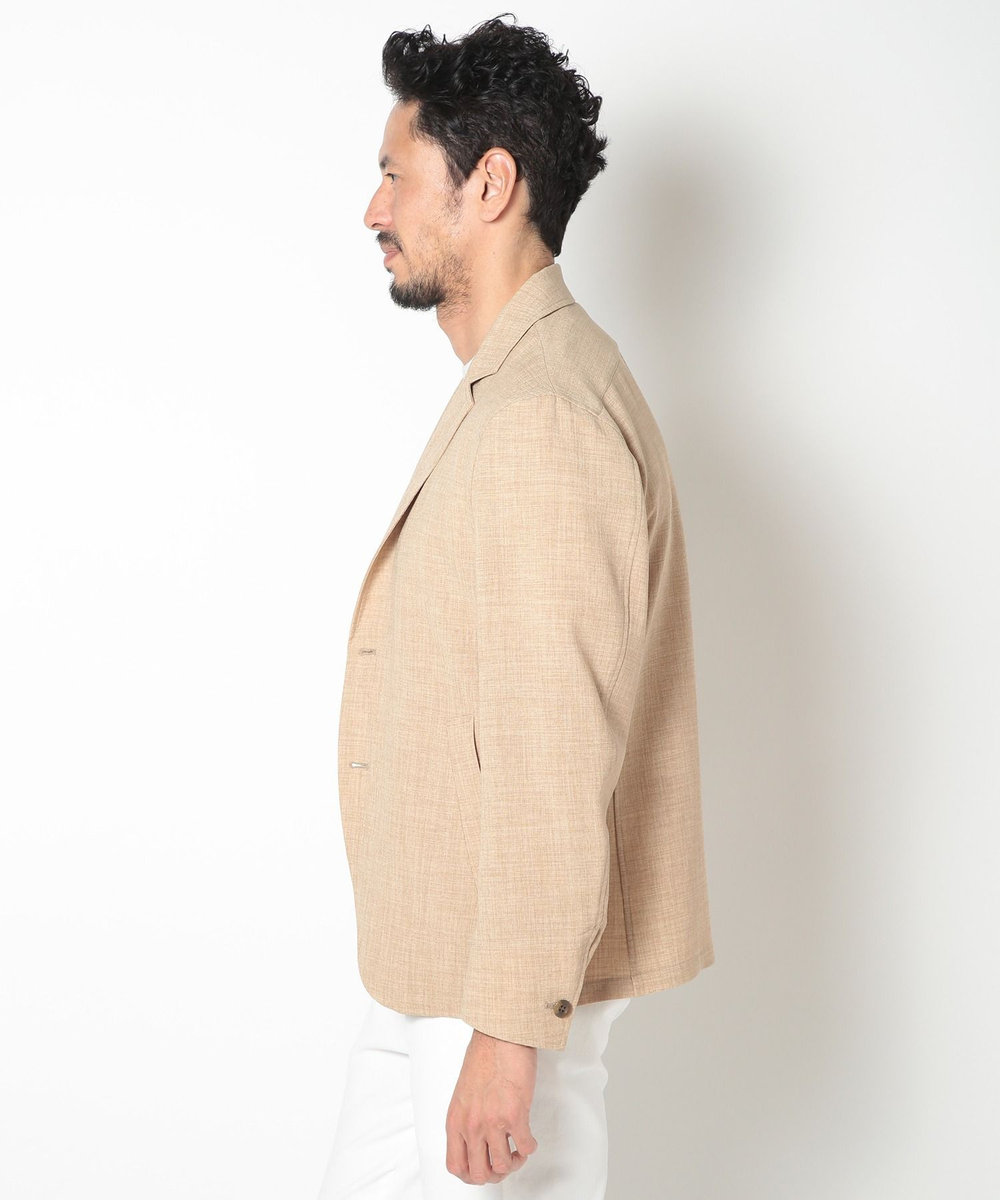 MEN'S BIGI ブッチャーストレッチカジュアルジャケット ベージュ