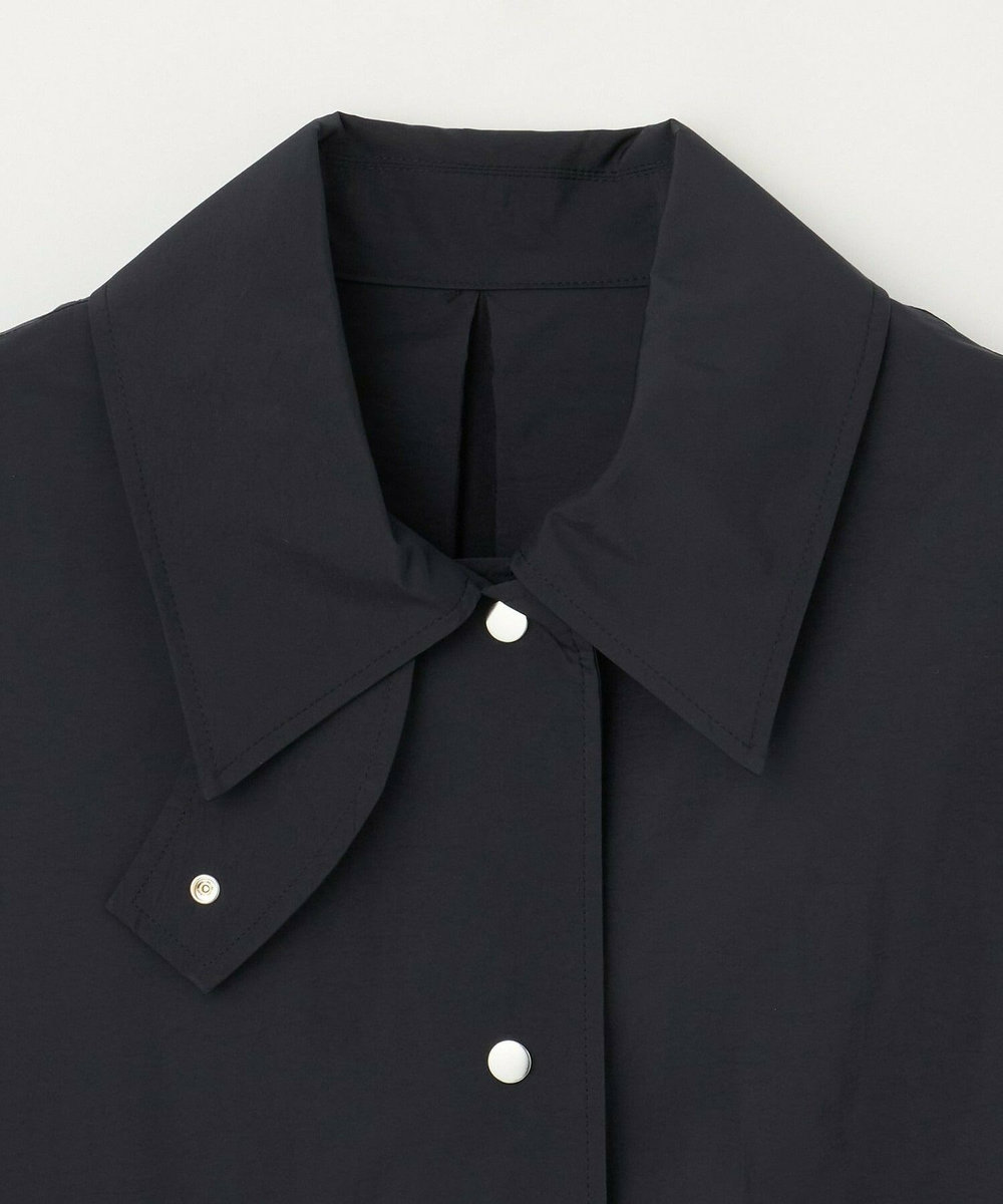 feerique feerique シルキータフタバルカラーコート ブラック