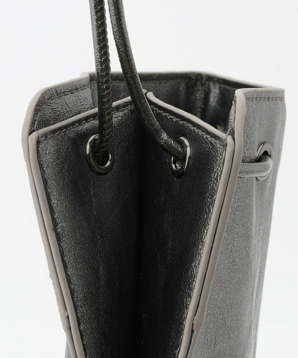 MOGA ミニ巾着BAG ガンメタ