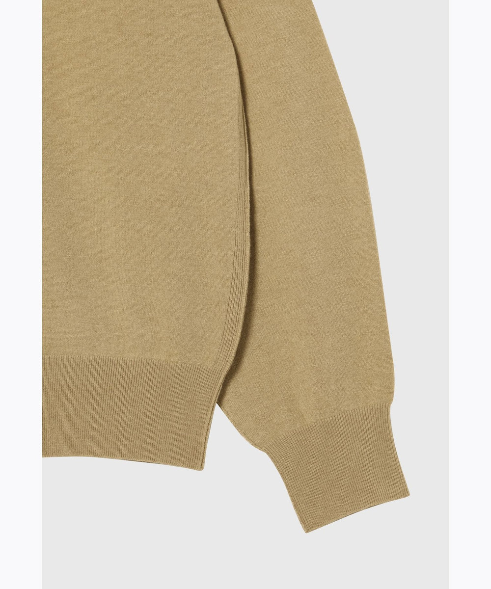 DÉPAREILLÉ WOOLEN YARN TURTLE NECK / ウールンヤーンタートルネック ベージュ