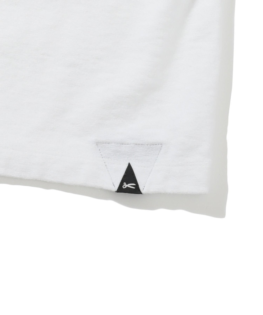 MEN'S BIGI 【DENHAM/デンハム】オーガニック ミニパイルポケットＴシャツ ホワイト