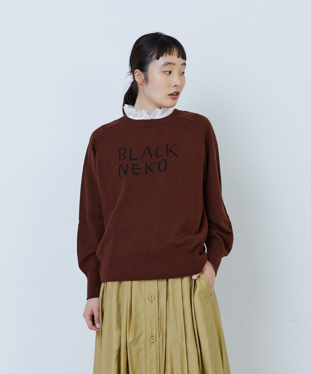 LOISIR アーティストコラボ：LOISIR×TORANEKOBONBONインターシャニットプルオーバー レッド系その他