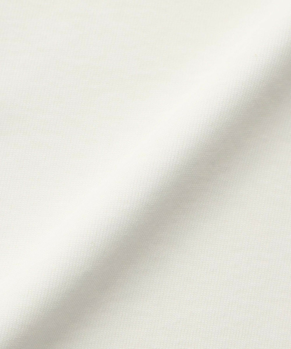 L'EQUIPE 強撚フライス&チュールカットソー オフホワイト