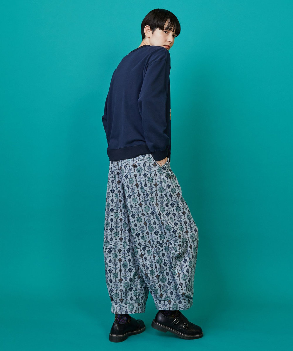 FRAPBOIS ドライフラワー パンツ グレー系その他