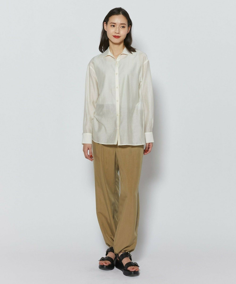 L'EQUIPE ヴィンテージソフトクロスパンツ ベージュ