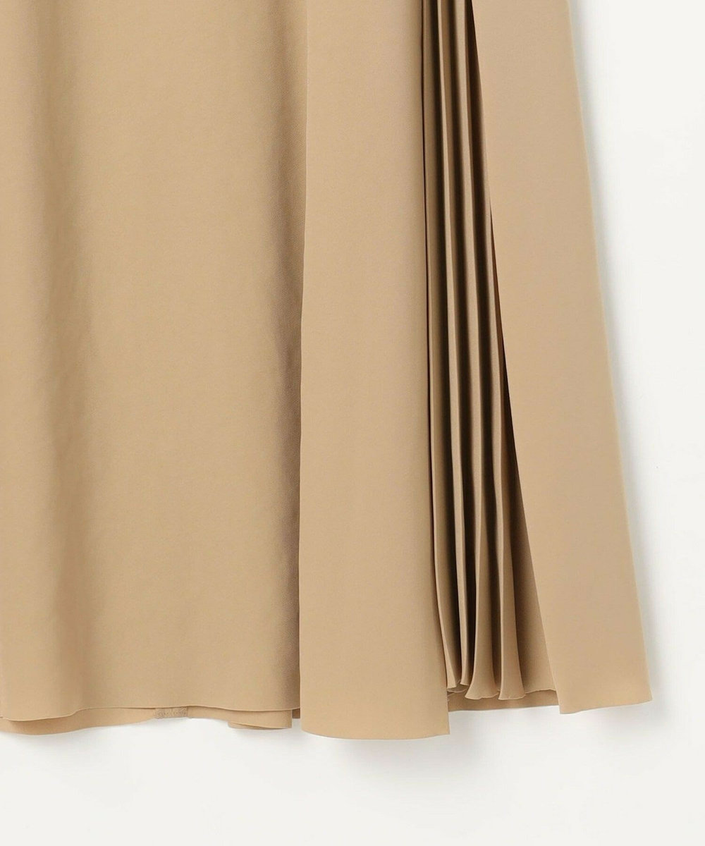 MOGA Collection MOGA Collection ウーリープリーツストレートワンピース ベージュ
