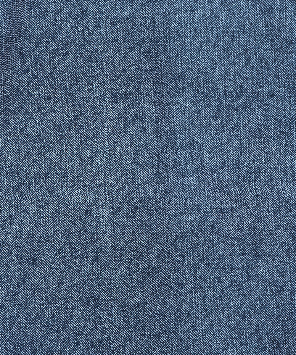 MEN'S BIGI ドットエアーヘリンボーンプリントスタンドカラージャケット＜保温/透湿/撥水/防シワ/ストレッチ＞ ネイビー