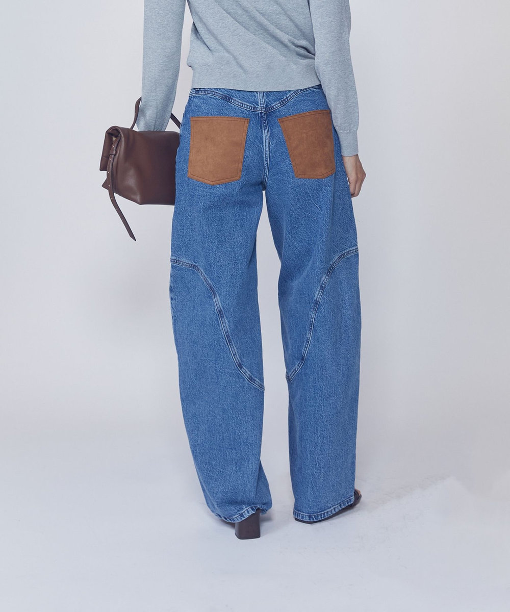 1er Arrondissement ＜BAUN UND PFERDGARTEN（バウムウンドヘルガーデン）＞デニムパンツ ブルー