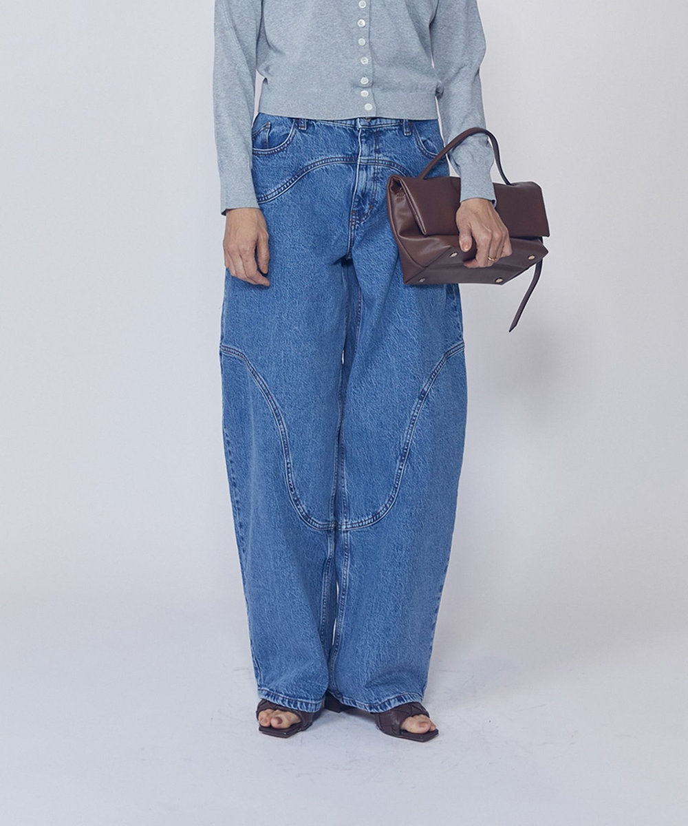 1er Arrondissement ＜BAUN UND PFERDGARTEN（バウムウンドヘルガーデン）＞デニムパンツ ブルー
