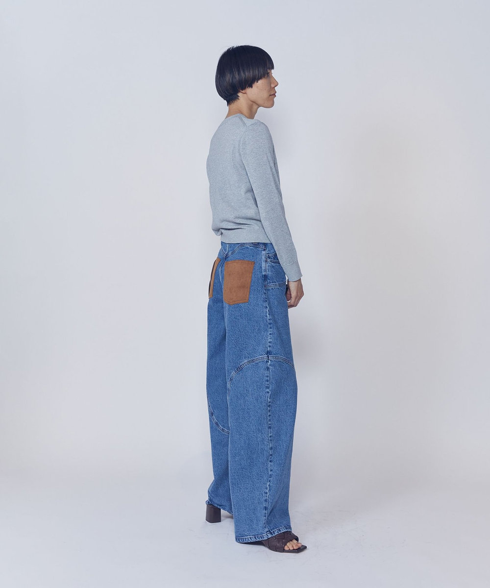 1er Arrondissement ＜BAUN UND PFERDGARTEN（バウムウンドヘルガーデン）＞デニムパンツ ブルー
