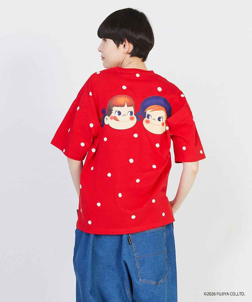 FRAPBOIS ミルキードットＴシャツ レッド