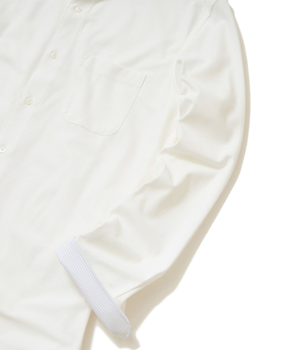 MEN'S BIGI 【ACTIVE TAILOR】アルビニコーコランカノコドレスシャツ ホワイト