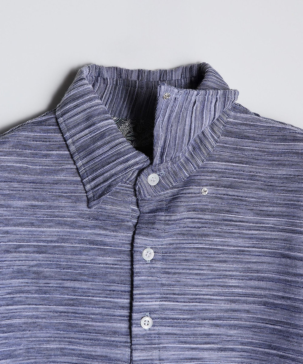 MEN'S BIGI 【WEB限定】スラブタック天竺素材ポロシャツ＜吸水速乾＞ ネイビー