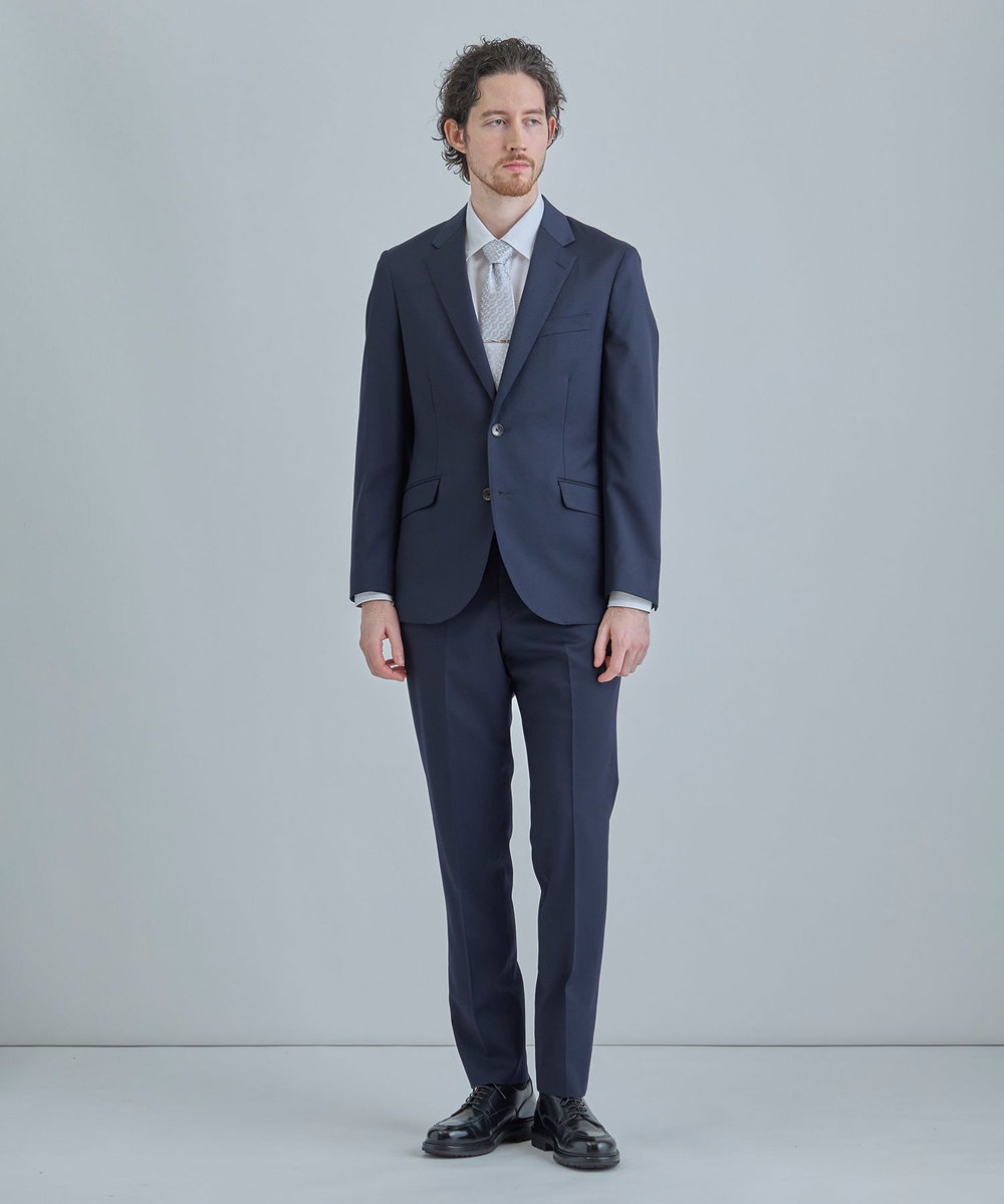 MEN'S BIGI 【TIE YOUR TIE/タイユアタイ】ジオメトリック柄ネクタイ シルバー