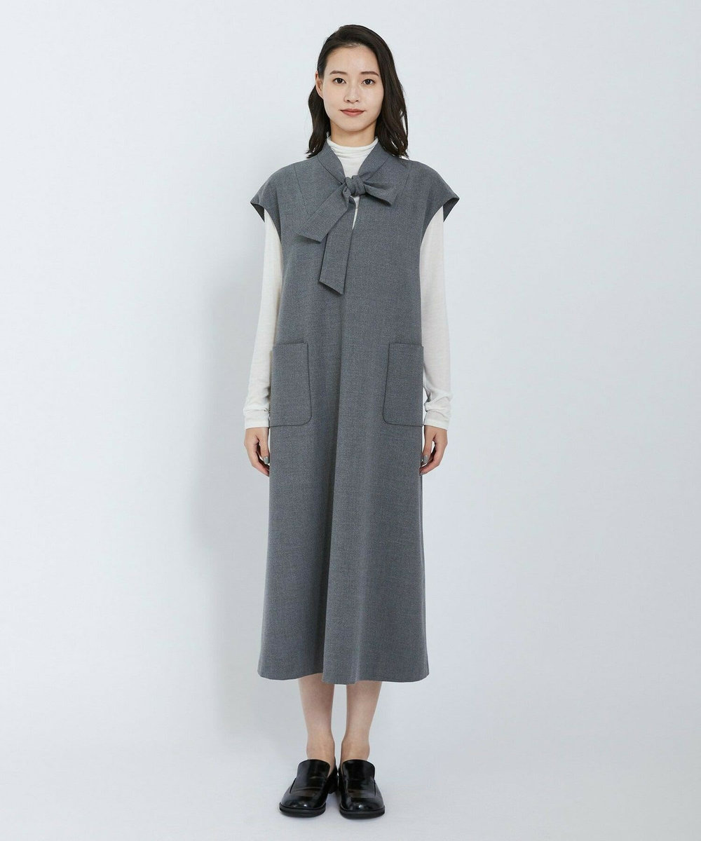 L'EQUIPE T/Rオックスワンピース チャコールグレー