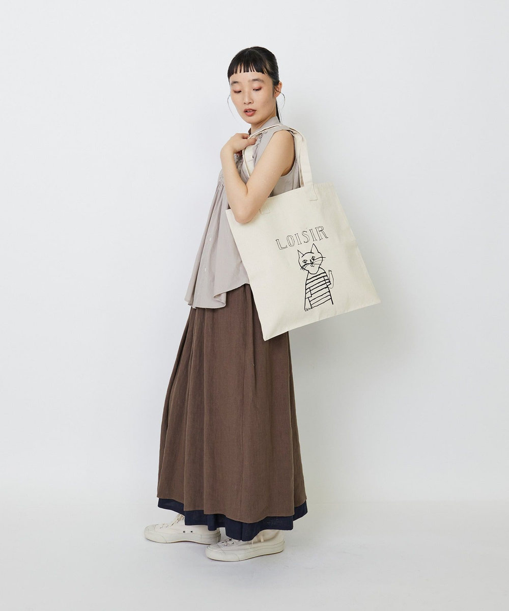 LOISIR アーティストコラボ】LOISIR×TORANEKOBONBON トートバッグ B