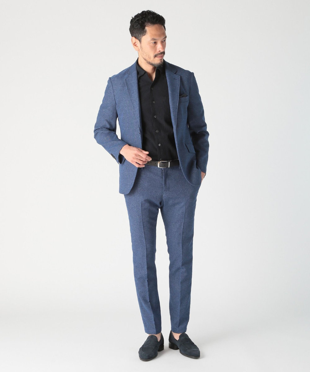 MEN'S BIGI 【ACTIVE TAILOR/アクティブテイラー】カールマイヤーボタンダウンシャツ ブルー系その他