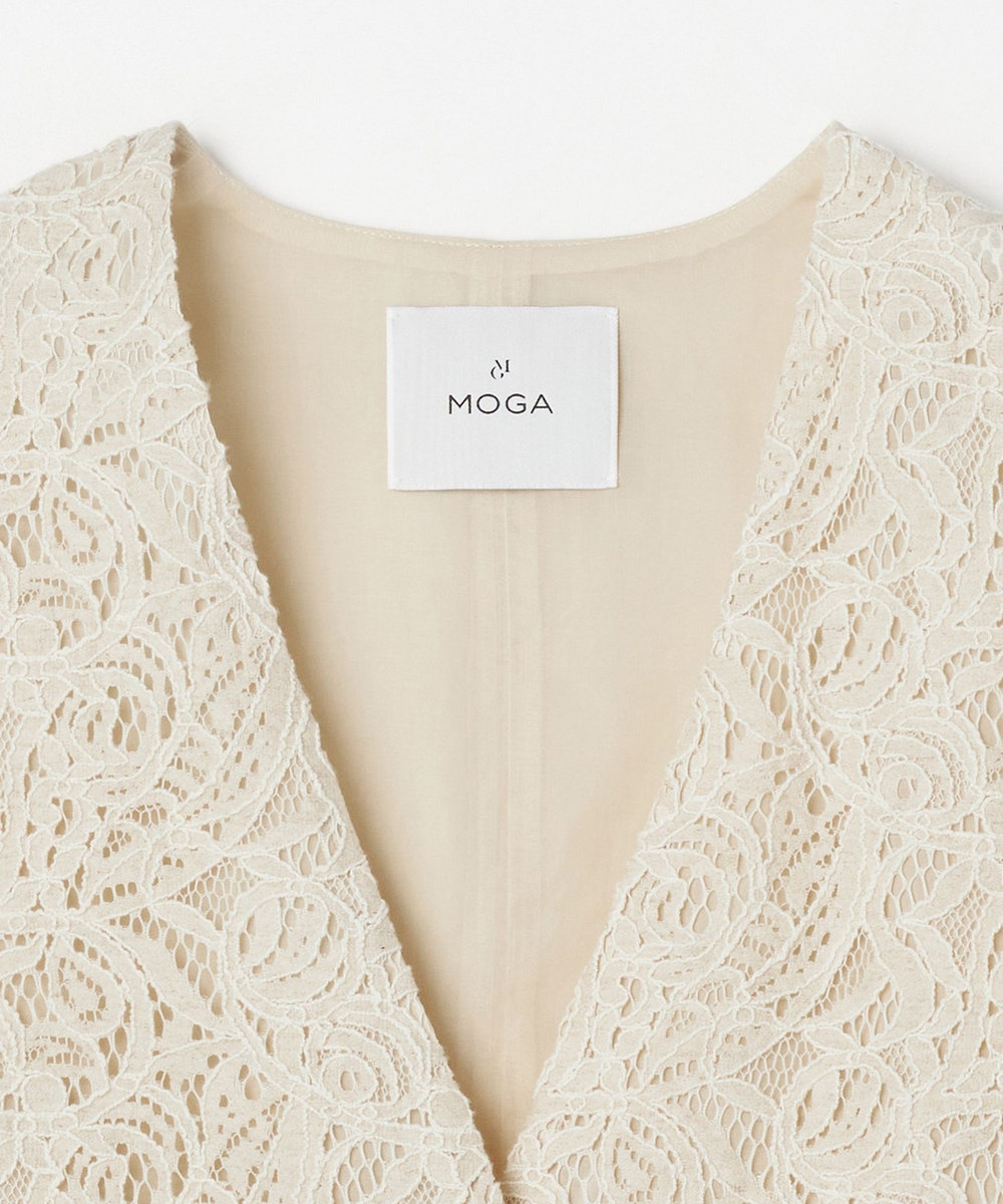 MOGA Lサイズ（大きいサイズ） 【大きいサイズ】プラントレースジレ キナリ
