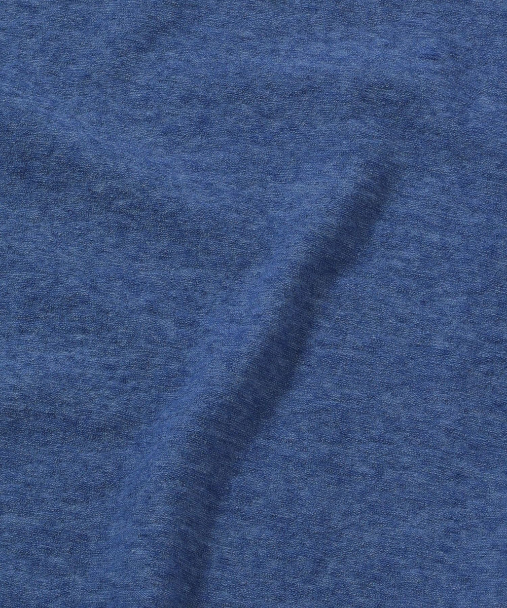 MEN'S BIGI 【DENHAM/デンハム】オーガニック ミニパイルポケットＴシャツ ブルー