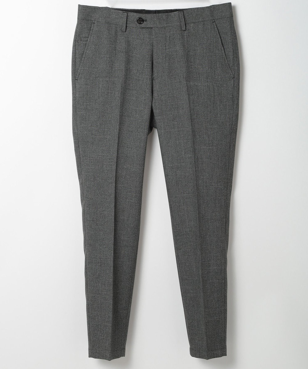 MEN'S BIGI ウール調メランジシャークパンツ チャコールグレー