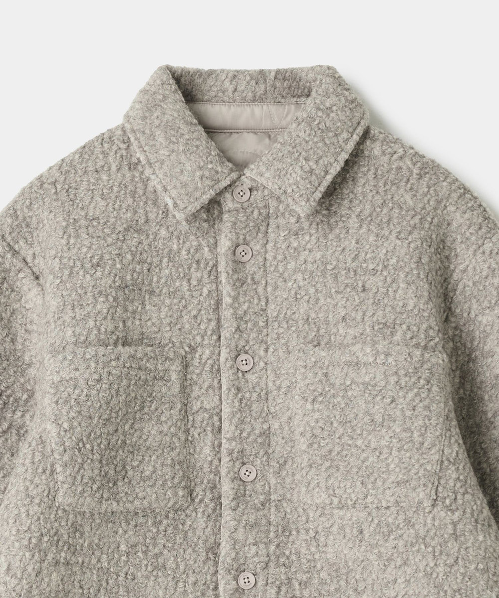 MEN'S BIGI wax london Whiting Natural Mount Reversible Overshirt キナリ
