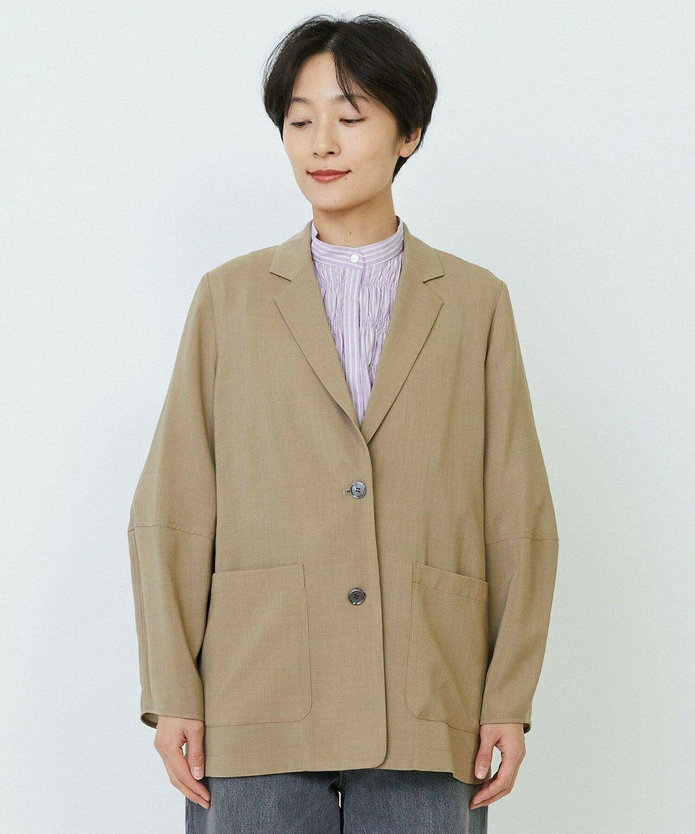 feerique feerique シアータンブラージャケット ベージュ