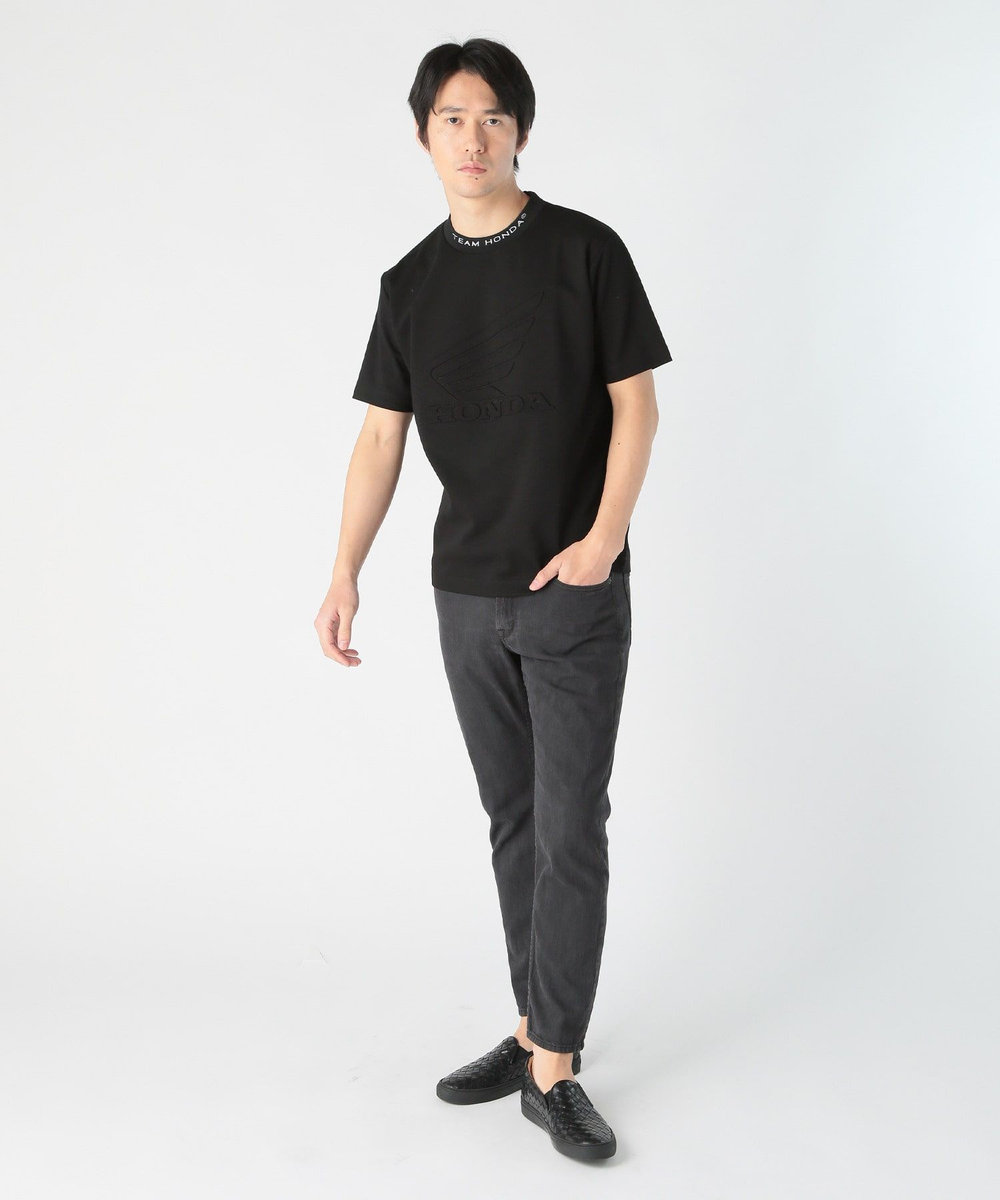 MEN'S BIGI 【HONDA / ホンダ】別注 バイクエンブレムTEE ブラック