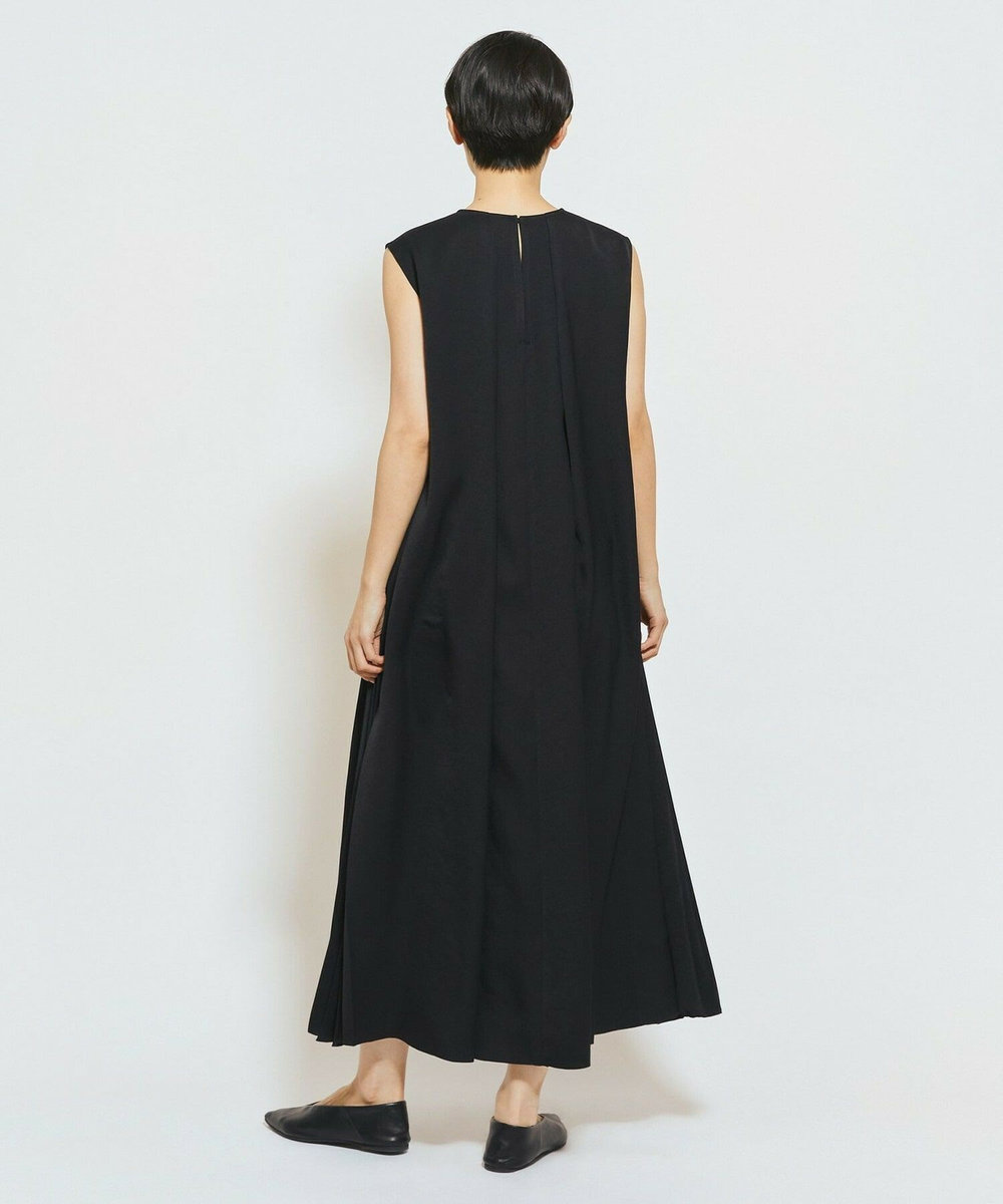 MOGA Collection MOGA Collection ウーリープリーツストレートワンピース ブラック