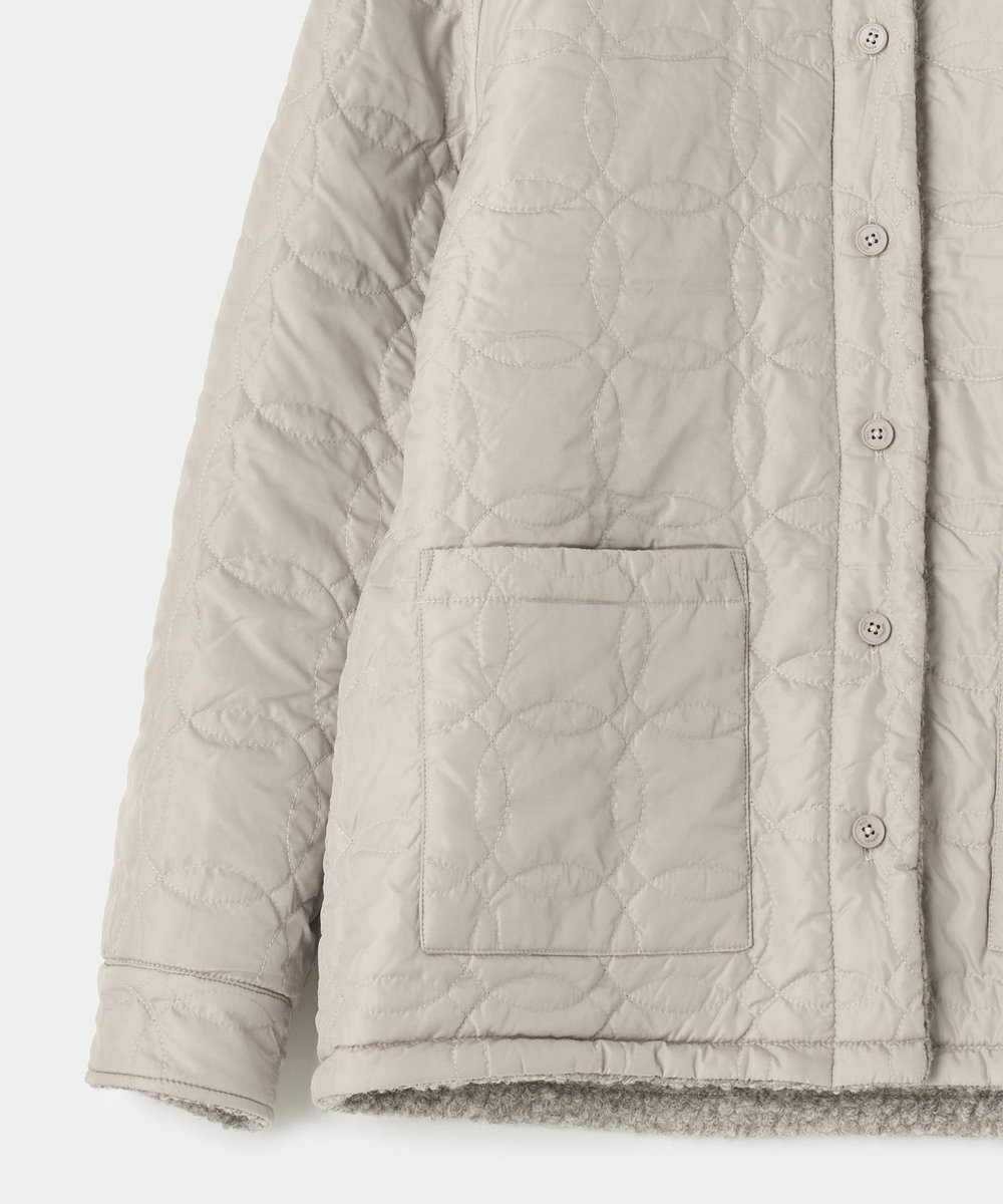 MEN'S BIGI wax london Whiting Natural Mount Reversible Overshirt キナリ