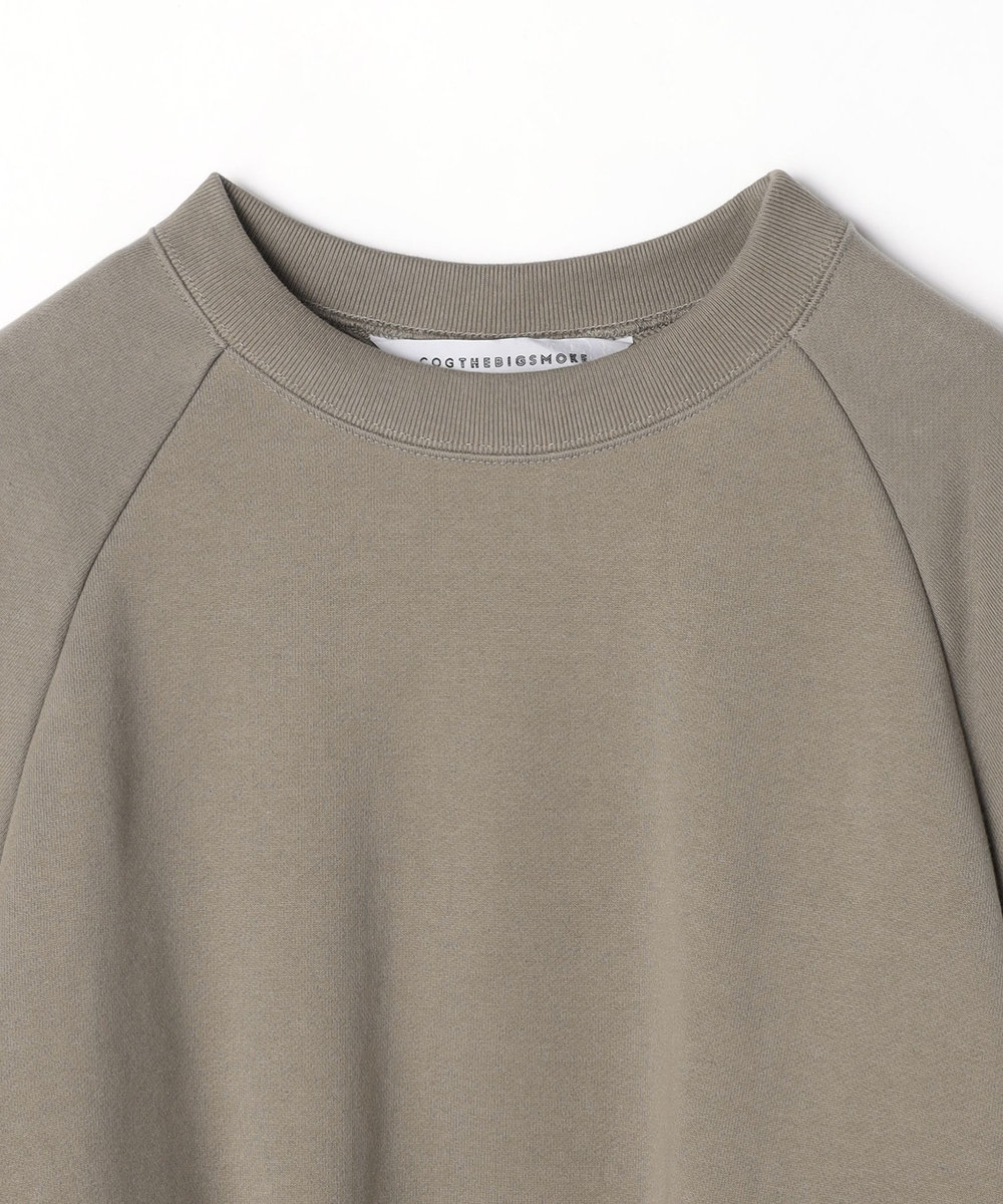 1er Arrondissement ＜COGTHEBIGSMOKE /コグ ザ ビッグ スモーク＞“OLIVER PUFFY HEM TOP"スウェットトップス グレイッシュベージュ