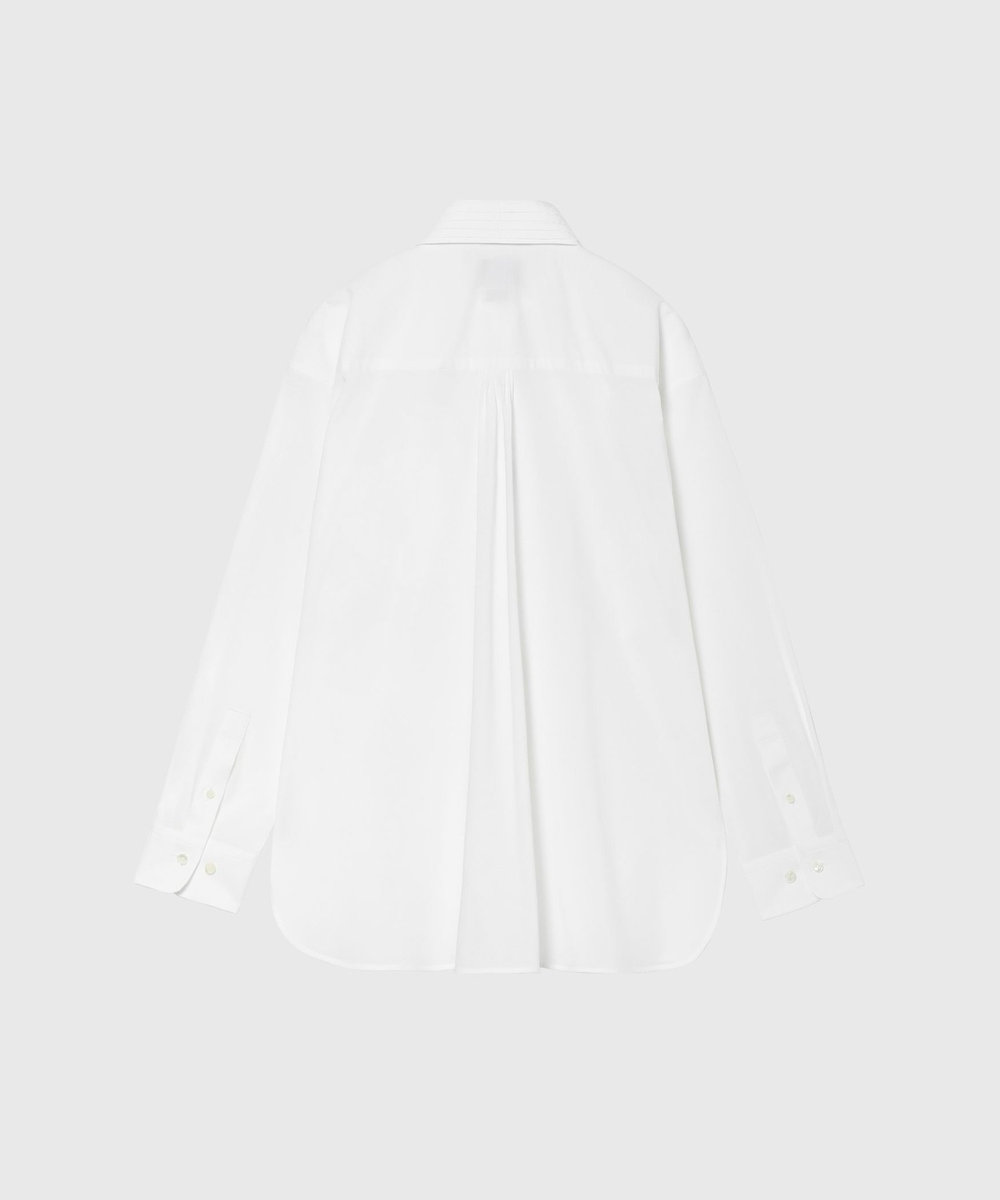 DÉPAREILLÉ DOT DOBBY BOW SHIRT / ドットドビーボウシャツ オフホワイト