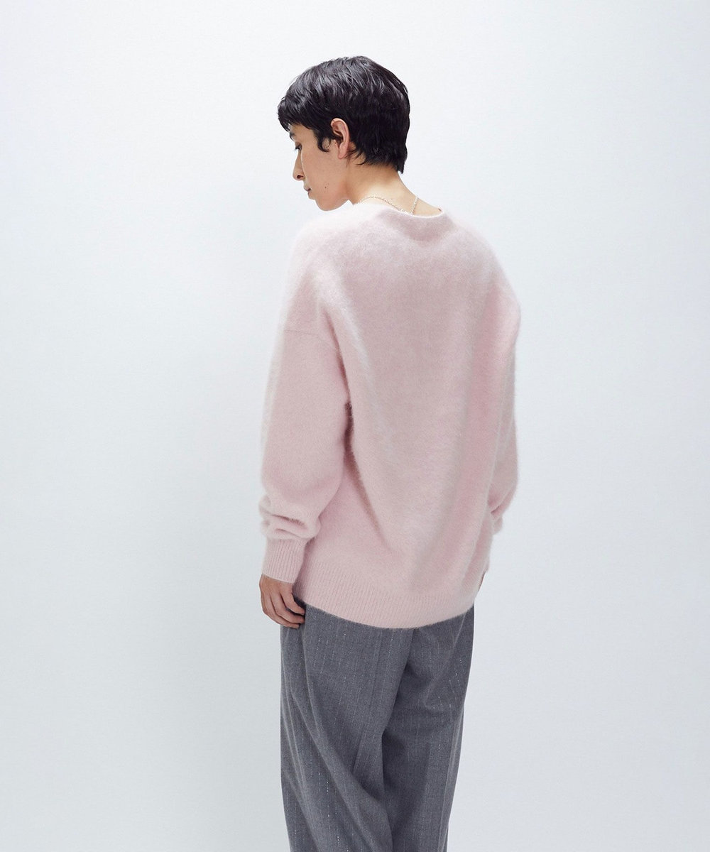 1er Arrondissement 【リニューアル】FOXカシミアカーディガン ピンク