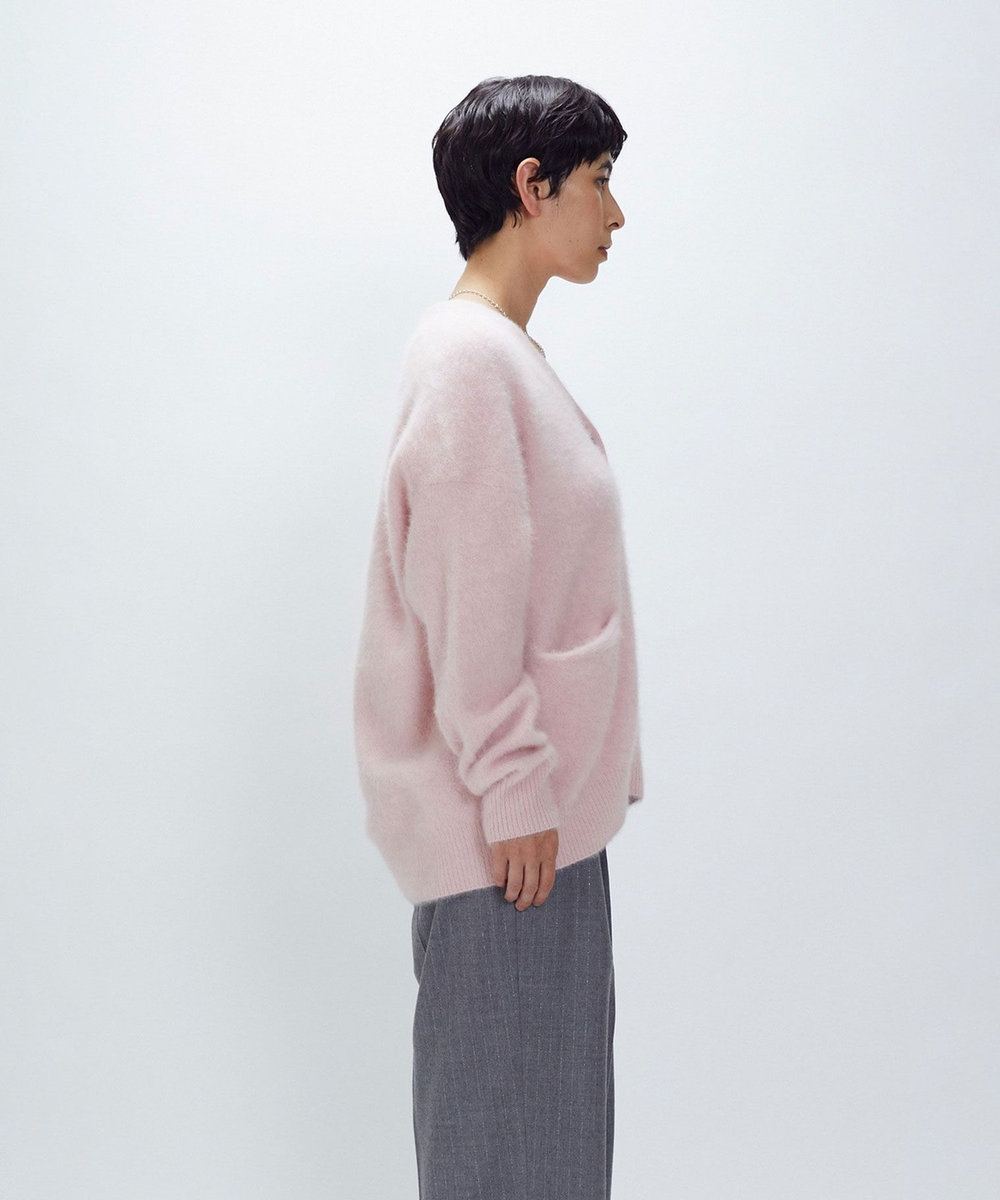 1er Arrondissement 【リニューアル】FOXカシミアカーディガン ピンク