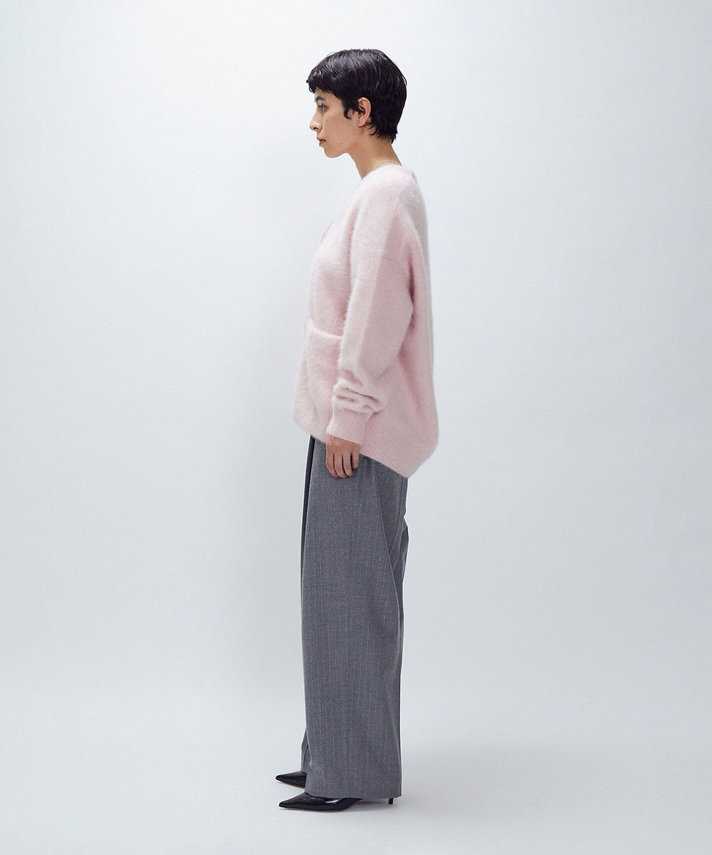 1er Arrondissement 【リニューアル】FOXカシミアカーディガン ピンク