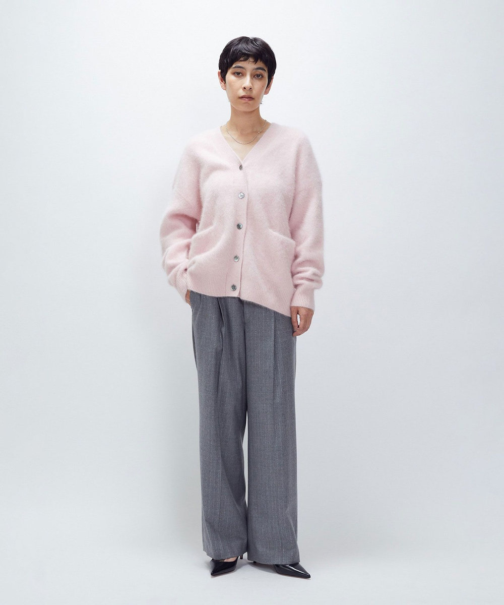 1er Arrondissement 【リニューアル】FOXカシミアカーディガン ピンク