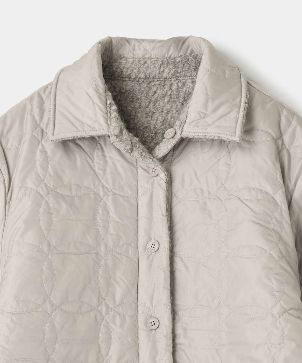MEN'S BIGI wax london Whiting Natural Mount Reversible Overshirt キナリ