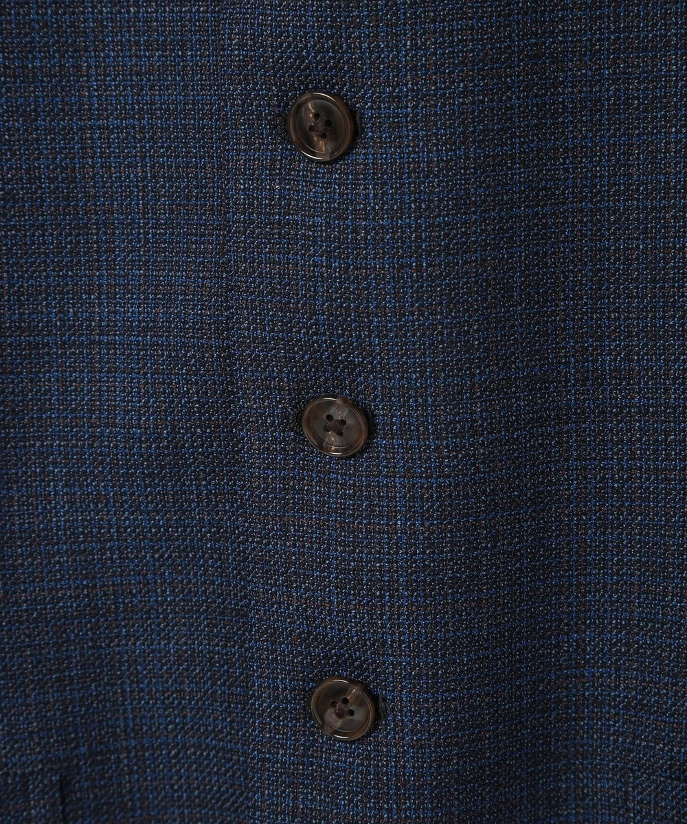MEN'S BIGI ミックスヤーン/ポップサックリバーシブルベスト ベージュ