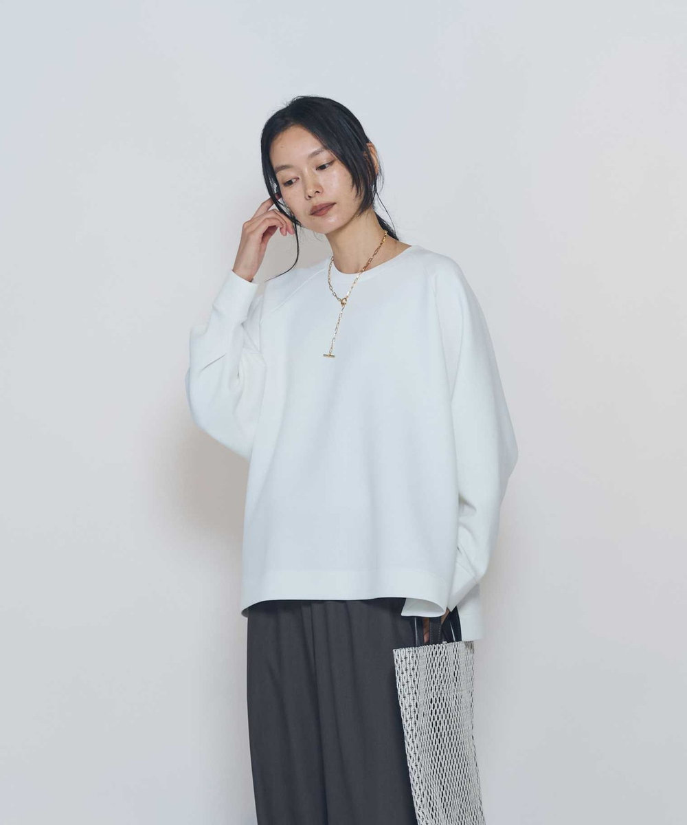 1er Arrondissement エアリーダンボールポンチョトップス オフホワイト