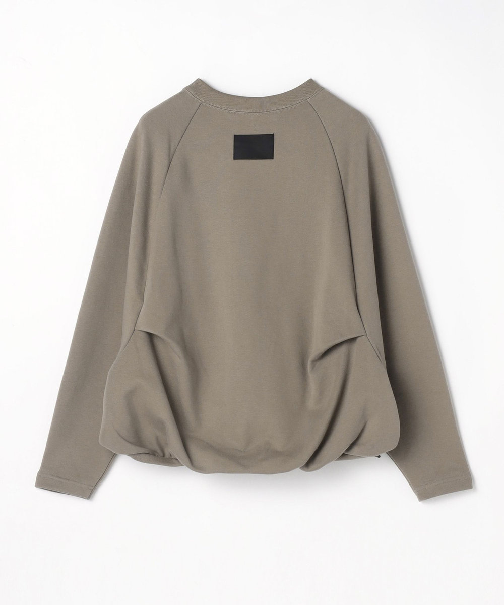 1er Arrondissement ＜COGTHEBIGSMOKE /コグ ザ ビッグ スモーク＞“OLIVER PUFFY HEM TOP"スウェットトップス グレイッシュベージュ